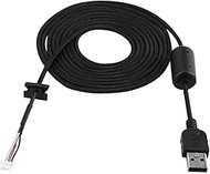 Gaming Mouse Mice Replacement Cable Fit for Logitech G9/G9X Game Mouse with 2 Meters Length, Materia