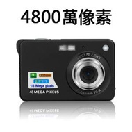 OTHER - K09 2.7寸超薄4800萬像素高清數位相機 ccd高清數碼相機 複古學生卡片照相機 自拍錄像攝像機 機身顔色 4800萬黑色 [平行進口]