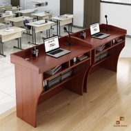 Meja Ucapan Rostrum Speaker Podium Stage Stand Reception Lecture Hall Table Host Speech Emcee Desk