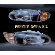 Headlamp Lampu Depan Depo Smoke Wira Special Edition Murah Proton Wira Satria Gti Putra Arena Satria