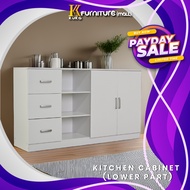 Modern Kitchen Cabinet Kabinet Dapur Murah Almari Dapur Cupboard Laci Drawer Ikea Furniture Perabot 
