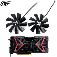 New 98MM 4PIN Cooling Fan GAA8S2U 0.46A 12V RX590 GPU FAN For DATALAND RX 580 RX 590 GME 8G Graphics