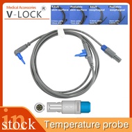 Reusable Temperature Probe Sensor for GE DATEX-OHMEDA P/N 6600-0628-700 Monitor Adult Infant Skin Su