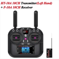 HotRC HT-10A Transmitter HT10A 2.4G 10CH Left / Right Hand Throttle Remote Control F10A Receiver for