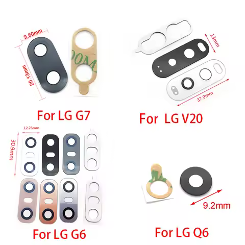 Rear Back Camera Glass Lens Cover For LG K62 Plus K51 V20 V30 G2 G5 G6 G7 Q6 K8 2017 With Ahesive St