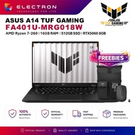 ASUS TUF Gaming A14 FA401U-MRG018W 14" WUXGA 165Hz Gaming Laptop (R7-260, 16GB, 512GB, RTX5060, W11)