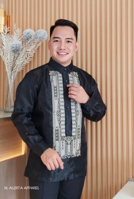 MEN'S BARONG PURE EMBROIDERED BARONG TAGALOG FOR MEN