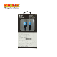 WB สายชาร์จและเชื่อมต่อข้อมูล USB to IP ชาร์จเร็ว (3.1A) รุ่น WB-B552 ความยาวสาย 1 เมตร