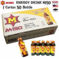 1 Carton 50 Bottle Halal Thailand M-150 Energy Drinks 150ml M150 Energy Drink M 150
