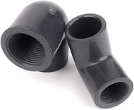 MOLIBAIHUO 1pc 21.34~60.32mm To 1/2"~2" Hi-Quality UPVC Elbow Connectors Aquarium Tank Adapter Garde