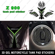 Z900 Sticker Motorcycle Accessories 3D Epoxy Resin Sticker kit For Kawasaki Z900 Z 900 side Tank Pad