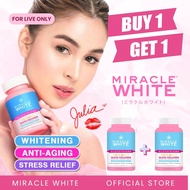 LIVE ONLY- BUY 1 GET 1 MIRACLE WHITE PURE GLOW. Most Effective- Best Glutathione Doctor Recommended 