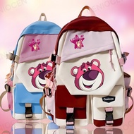 Tasoki - Free Tumbler Lotso Latest Girls' Backpack Lotso Character Girls' School Bag/ Large Capacity