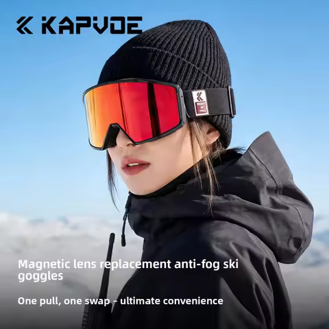 KAPVOE Ski Goggles Anti-Fog Sports Outdoor Snow Snowboard Skiing Windproof