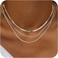 Freekiss Ladies Gold Necklace, Exquisite Gold Necklace, 14K Gold-Plated Snake Necklace, Gold Chain N