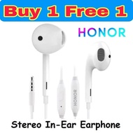 [BUY 1 FREE 1]Earphone Honor X6a X7a X7b X8 X6 X5 9X 8X 7X Nova Y90 Y72 Earphone BASS Audio Jack Stu