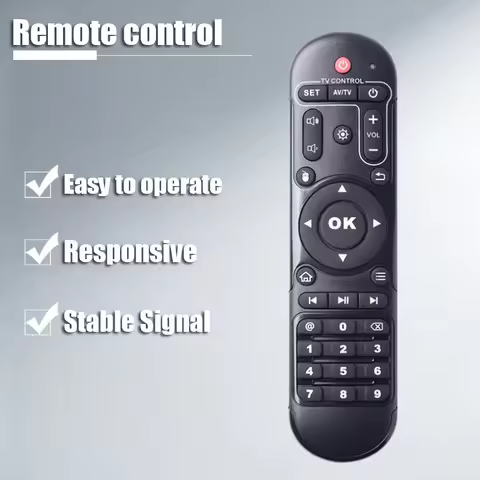 LY Universal Remote Control for Android TV Box - Learning Function Compatible X96 X96Max X96 Max Rep