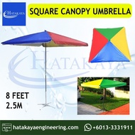 8 Kaki Payung Petak (2.5m)8 feet Square Umbrella Night Market Canopy Kanopi Pasar Malam khemah Niaga umbrella large