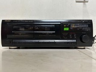 TEAC W860R 雙卡單錄 自動迴帶 卡式錄音座 錄音帶 TAPE 品項還不錯 120-240V~