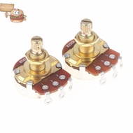 sun 1Pcs Guitar Potentiometer Pot Low Torque And Low Noise Smooth Feel Brass Shaft A500K A250K B250K