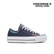 CONVERSE รองเท้า CTAS LIFT SUMMER VERSE OX BLACK/MULTI COLORS ผู้หญิง A07597CF_U4BKMC