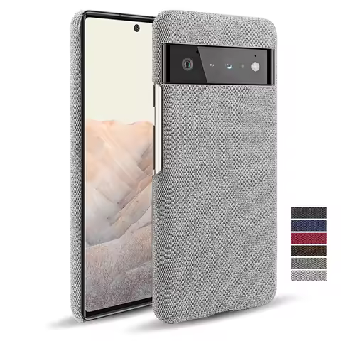 For Google Pixel 7 Pro 6 6pro Funda Luxury Cloth Texture Fitted Phone Case For Google Pixel 7 Pixel6