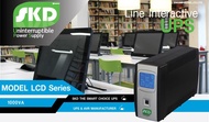 UPS SKD LCD 1000VA/480Watt Line Interactive LCD Series เครื่องสำรองไฟคอมพิวเตอร์