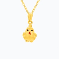 Zodiac Rooster Pendant in 999 Pure Gold