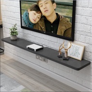 Tv Cabinet Console Tv Cabinet Wall Mount Side Table Tv Cabinet Woode Rack Shelf Living Room TV Set-top Box Wall Hanging