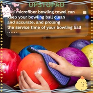 UPSTOPAO Bowling Ball Shammy, Double Sided Dirt Removal Bowling Ball Towel, Portable Microfiber Abso