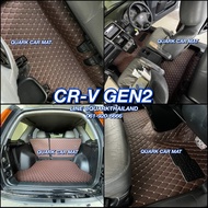 พรม6D CRV GEN2 G2 ตรงรุ่น เต็มภายใน ฟรีของแถม3อย่าง