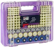 yohosa Battery Organizer Storage Holder Case , Battery Storage Holder with Tester , 230+ Battery Hol