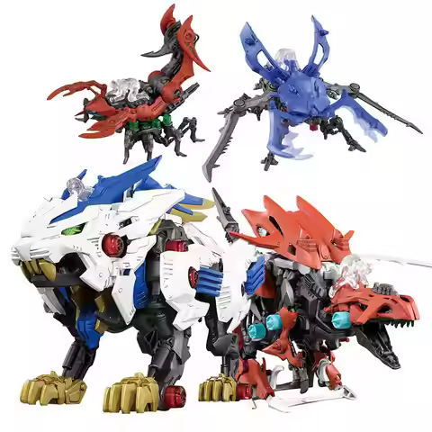 In Stock ZOIDS ZW01-05 Liger Zero Wild Liger Gilraptor Kabtor Scorpear Gannontoise Assembling Automa