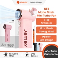 JAMAY NF3 Summer High-Speed ​​Mini Fan 100 Level Strong Wind 4000mAh Ultra-Long Battery Life Stylish