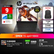 HP OMEN 16 | Ryzen 9-8940HX | RTX 5060 | 24GB/1TB | IPS 240Hz WQXGA | 3Yrs โน๊ตบุ๊ค Gaming