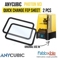 Anycubic Photon M3 Quick Change FEP Sheet 7.6 Inch (2pcs)