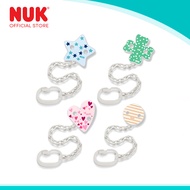 NUK Soother Chain with clip | 0 months+ | Pacifier Chain