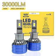 9005/HB3 9006/HB4 H1 H3 H4 H7 H11 Car LED Headlight Bulb Front Fog Lamp Auto Headlamp 30000LM 6000K 