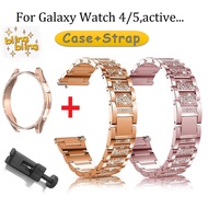 Bling Diamond Strap+Case For Samsung Galaxy Watch 7 Strap Galaxy Watch FE / Galaxy Watch 7/ 6 / 5 / 