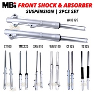 MBi FRONT SHOCK & ABSORBER ASSY 2PCS XRM110/CT125/WAVE100/TMX125/WAVE125/TC125/CT100