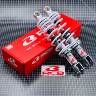 RCB SHOCK ABSORBER A3 SERIES 305MM (SL) WHITE/BLACK/RED for AEROX 155/NMAX V2