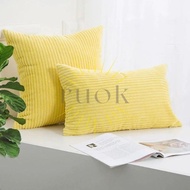 Ruok.id - BEAUTIFUL SOFA CUSHION COVER MADE IN YELLOW CORDUROY ON SHOPEE (SIZE 30x30 35x35 40x40 45x