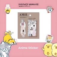 MIND WAVE | Amie cute girls sticker | 81136 Ennui Girl.