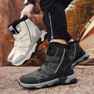 Ready Stock 36-46 Size Men Women Same Style Snow Boots Winter Cotton Plush Boots Plush Thick Cotton 