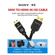 Sony original mini to HDMI mini HD cable 4K suitable for Canon/Nikon camera to TV/tablet 5D4 D850 on