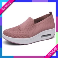 《 3 Days Offer》【 Murah Sekali】N57 Perempuan Woman Slip-on Shoe Kasut  Breathable Air Cushion shoes T