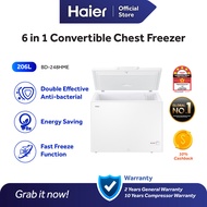 [5 star] Haier 200L Chest Freezer Antibacterial Convertible Freezer Fridge BD-248HME