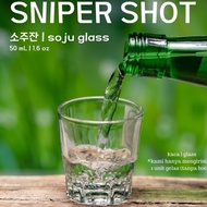 Soju Shot Glass/Korean Soju Glass/Korean Shot Glass/Glass Cup/Soju Jinro Glass