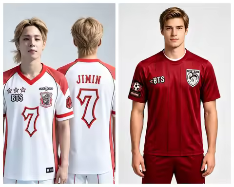 2026 Arirang BTS Jimin 3D Print Jersey T-shirt Men Women Summer Harajuku Shirt Breathable Quick Dryi
