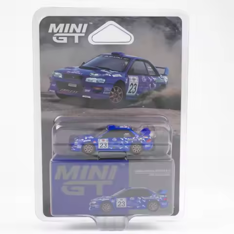 MINIGT 1078 In Stock 1:64 Subaru Impreza WRC99 2000 #23 Acropolis Rally Diecast Car Model Collection